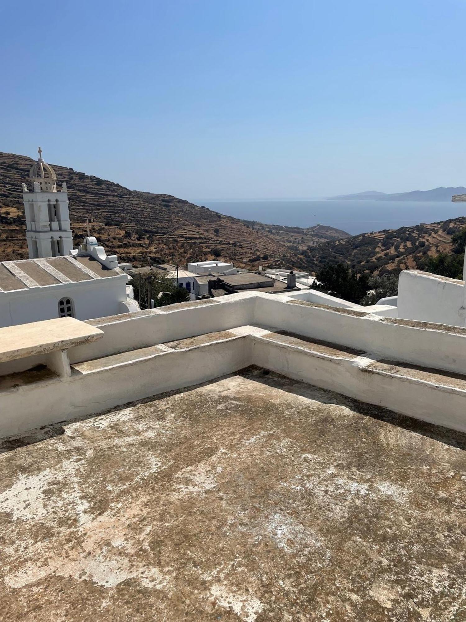 Cycladic House With Amazing View In Potamia Village Dio Choria エクステリア 写真